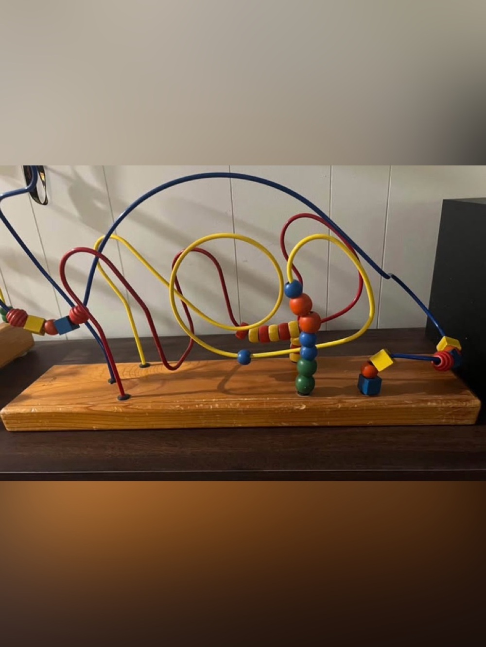 Classic Wooden Bead Maze Toy - Multicolor